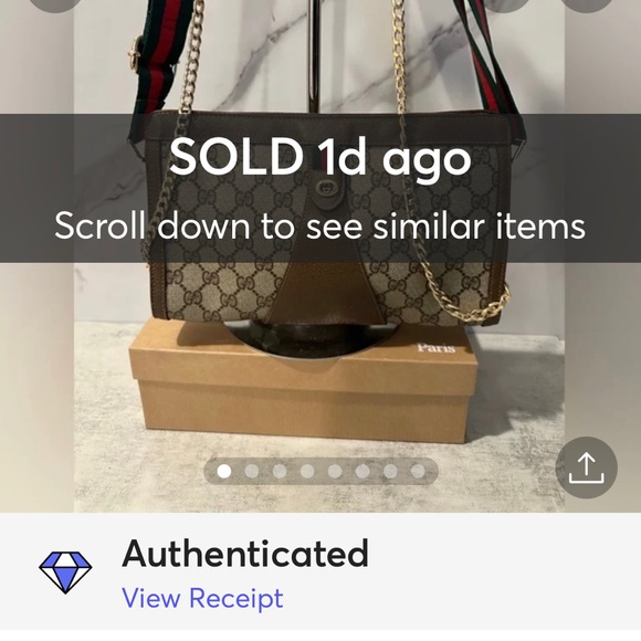 Authentic Gucci Handbag - Picture 1 of 12